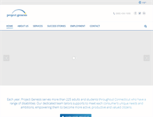 Tablet Screenshot of projectgenesis.us